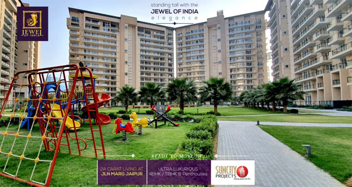 Flats for Rent in Suncity Jewel of India JLN Marg Jaipur | 4, 5 BHK Luxury Apartments